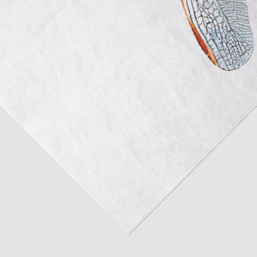 Ontwerp 3 van de Dragonfly-Waterverf Tissuepapier (Detail)