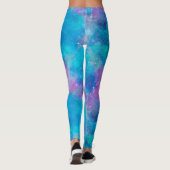 Ontwerp 3 van de gekleurde galaxy reeks leggings (Achterkant)