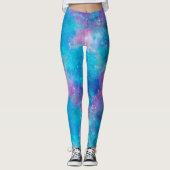 Ontwerp 3 van de gekleurde galaxy reeks leggings (Voorkant)
