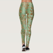 Ontwerp 3 van de Gold Velvet-reeks Leggings (Achterkant)