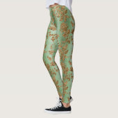 Ontwerp 3 van de Gold Velvet-reeks Leggings (Links)