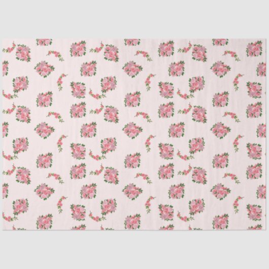 Ontwerp 3 van de grafische Collage van Shabby Chic Tissuepapier (Voorkant)