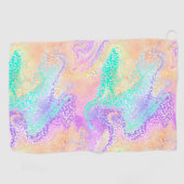 Ontwerp 3 van de iriserende loodreeks golfhanddoek (Horizontaal)
