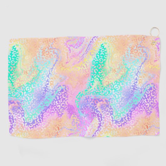 Ontwerp 3 van de iriserende loodreeks golfhanddoek (Horizontaal)