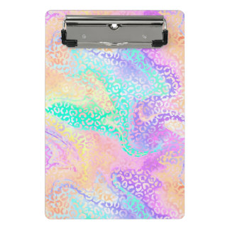 Ontwerp 3 van de iriserende loodreeks mini klembord