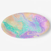 Ontwerp 3 van de iriserende loodreeks papieren bordje (Gekanteld)