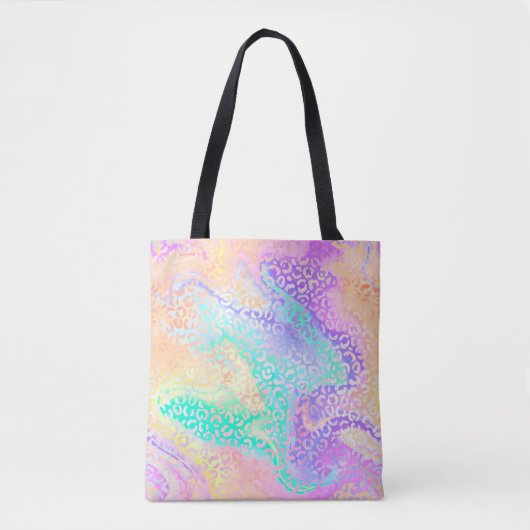 Ontwerp 3 van de iriserende loodreeks tote bag (Voorkant)