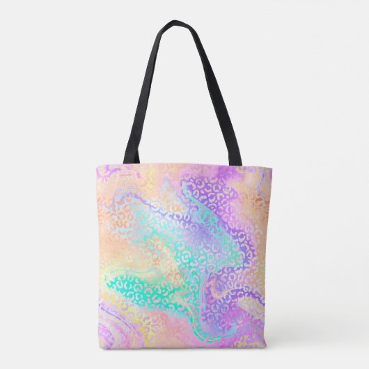 Ontwerp 3 van de iriserende loodreeks tote bag (Achterkant)