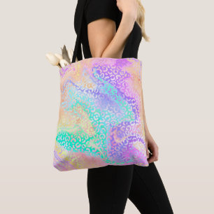 Ontwerp 3 van de iriserende loodreeks tote bag