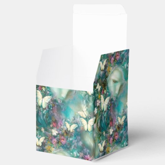 Ontwerp 3 van de Mytical Butterfly-reeks Bedankdoosjes (Geopend)