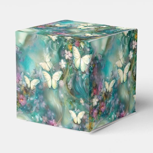 Ontwerp 3 van de Mytical Butterfly-reeks Bedankdoosjes (Achterkant)