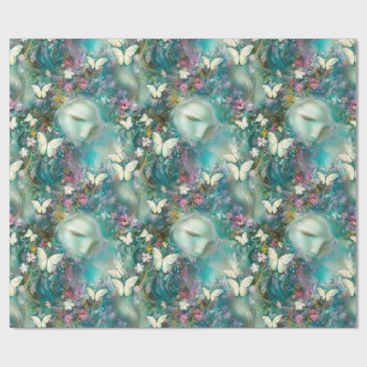 Ontwerp 3 van de Mytical Butterfly-reeks Cadeaupapier (Vlak)