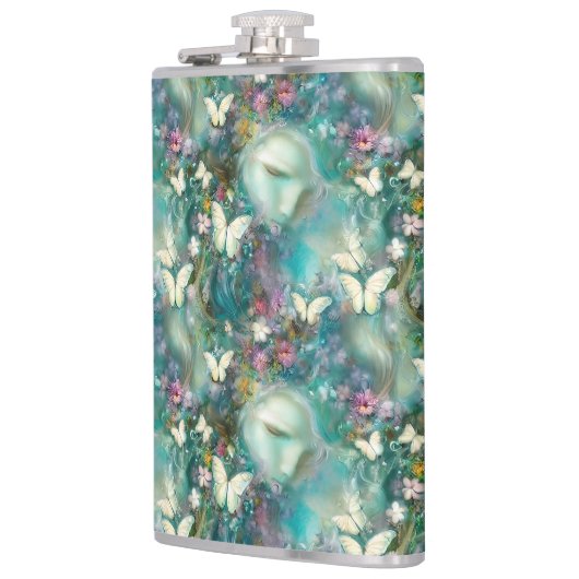 Ontwerp 3 van de Mytical Butterfly-reeks Heupfles (Links)