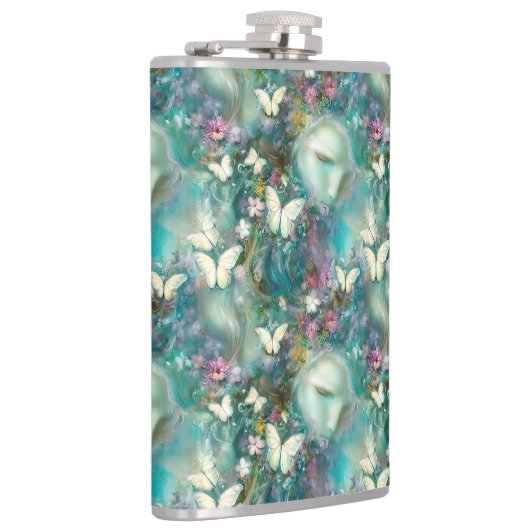 Ontwerp 3 van de Mytical Butterfly-reeks Heupfles (Rechts)