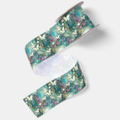 Ontwerp 3 van de Mytical Butterfly-reeks Satijnen Lint (Achterkant)