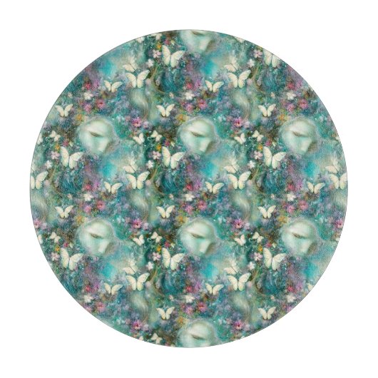Ontwerp 3 van de Mytical Butterfly-reeks Snijplank (Voorkant)