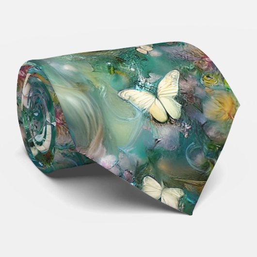 Ontwerp 3 van de Mytical Butterfly-reeks Stropdas (Opgerold)