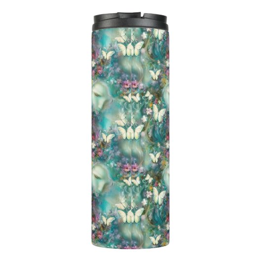 Ontwerp 3 van de Mytical Butterfly-reeks Thermosbeker (Achterkant)