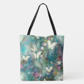 Ontwerp 3 van de Mytical Butterfly-reeks Tote Bag (Achterkant)