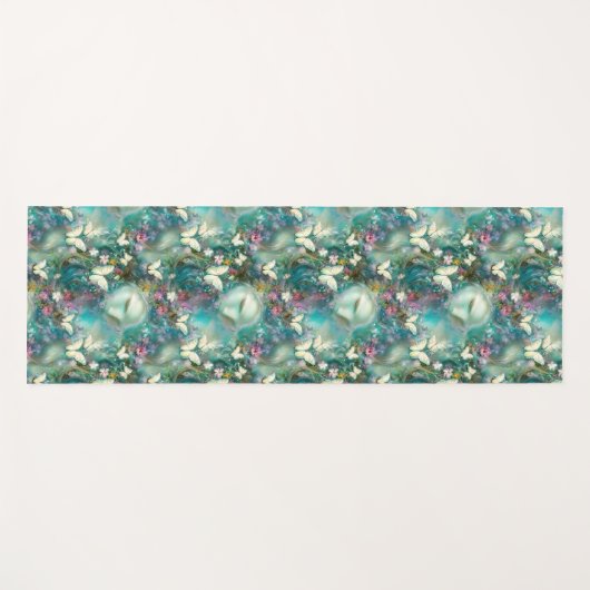 Ontwerp 3 van de Mytical Butterfly-reeks Yogamat (Voorkant (horizontaal))