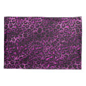 Ontwerp 3 van de Paarse en Gold Leopard-reeks Kussensloop (Achterkant)