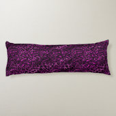 Ontwerp 3 van de Paarse en Gold Leopard-reeks Lichaamskussen (Achterkant)