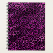 Ontwerp 3 van de Paarse en Gold Leopard-reeks Planner (Voorkant)