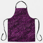 Ontwerp 3 van de Paarse en Gold Leopard-reeks Schort (Voorkant)