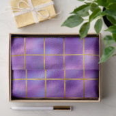 Ontwerp 3 van de Paarse en Gold-reeks Tissuepapier (Geschenk)