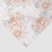 Ontwerp 3 van de peach- en de Silver-reeks Tissuepapier (Detail)