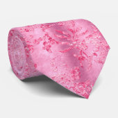 Ontwerp 3 van de roze Velvet reeks Stropdas (Opgerold)