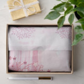 Ontwerp 3 van de roze waterkleurige kerstserie 3 tissuepapier (Geschenk)