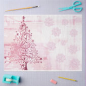 Ontwerp 3 van de roze waterkleurige kerstserie 3 tissuepapier (Craft)