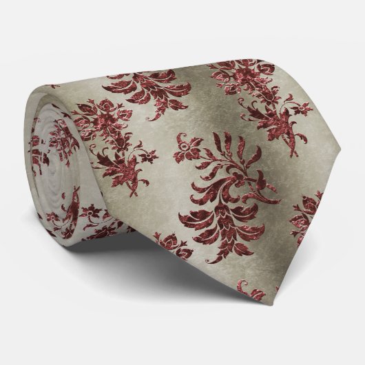 Ontwerp 3 van de Russet Velvet reeks Stropdas (Opgerold)