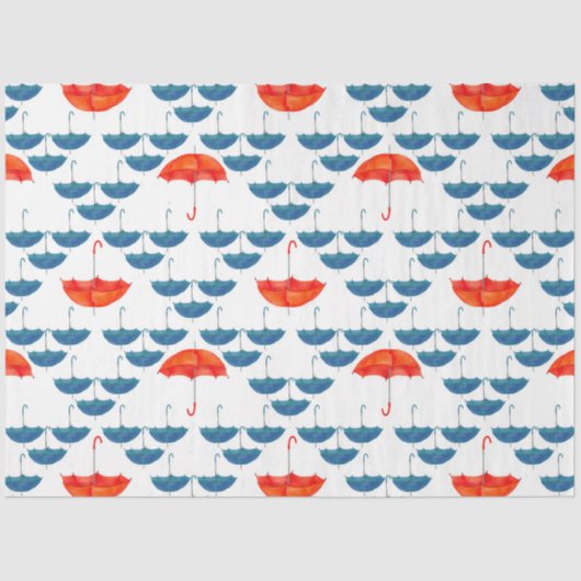 Ontwerp 3 van de Umbrella Reeks Tissuepapier (Voorkant)