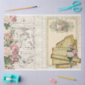 Ontwerp 3 van de Victoriaans Shabby Chic-reeks Tissuepapier (Craft)