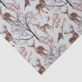 Ontwerp 3 van de Winterbos Reeks Tissuepapier (Detail)