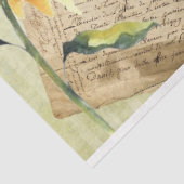 Ontwerp 3 van de Zonnebloem- en Dragonfly-serie Tissuepapier (Detail)