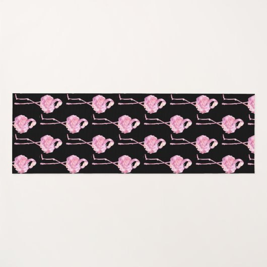 Ontwerp 3 Yoga Mat van de Reeks van de Flamingo va (Voorkant (horizontaal))