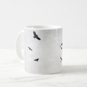 Ontwerp 43 kraaiweven koffiemok (Voorkant links)