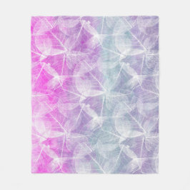Ontwerp 45 roze paars fleece deken