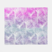 Ontwerp 45 roze paars fleece deken (Voorkant (Horizontaal))