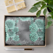 Ontwerp 4 van de Aqua- en Silver-reeks Tissuepapier (Geschenk)