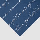 Ontwerp 4 van de Blauwe Waterverf Reeks Tissuepapier (Detail)