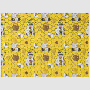 Ontwerp 4 van de "Bumble Bee and Honey Series" Tissuepapier