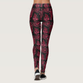 Ontwerp 4 van de Claret Velvet-reeks Leggings (Achterkant)
