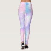 Ontwerp 4 van de gekleurde galaxy-reeks leggings (Achterkant)