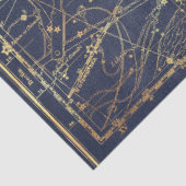 Ontwerp 4 van de Gold Star Map-reeks Tissuepapier (Detail)