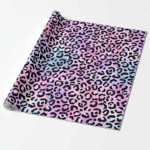 Ontwerp 4 van de Iridescent Leopard-reeks Cadeaupapier