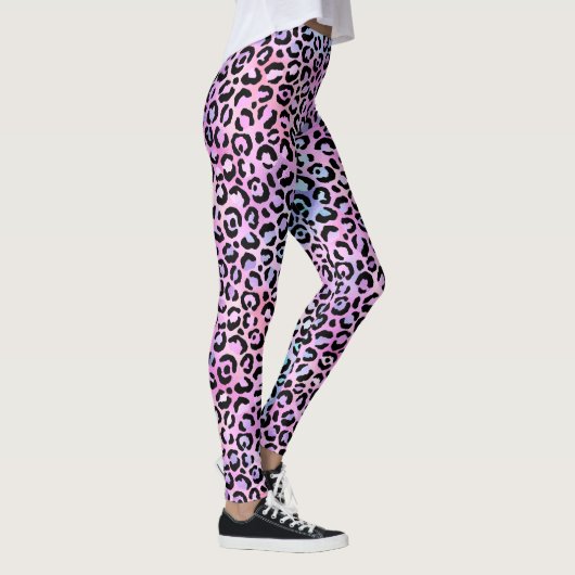 Ontwerp 4 van de Iridescent Leopard-reeks Leggings (Rechts)